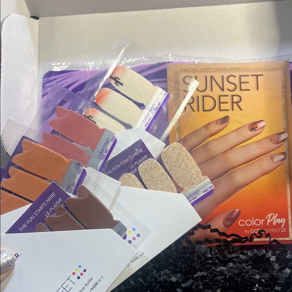 Color Street Sunset Rider Nail Strips Collection